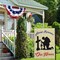 Memorial Day Patriotic Garden Flags for Outside 12x18 Inch 3Ply Double Sided 4th of July Independence Veterans Day Flag Outdoor House Yard Holiday Decorations Sign Flag